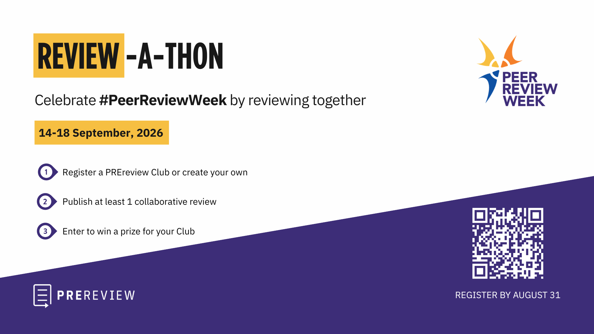 Celebrate Peer Review Week by reviewing together!