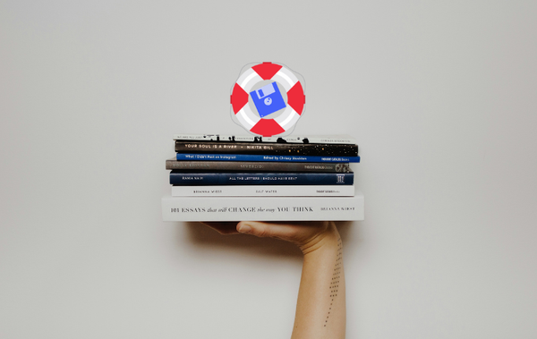 Stack o' books with a DRP lifesaver on them.