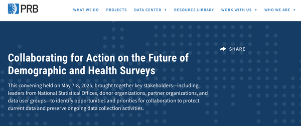 The Future of the USAID DHS Program