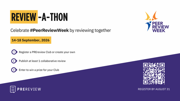 Celebrate Peer Review Week by reviewing together!